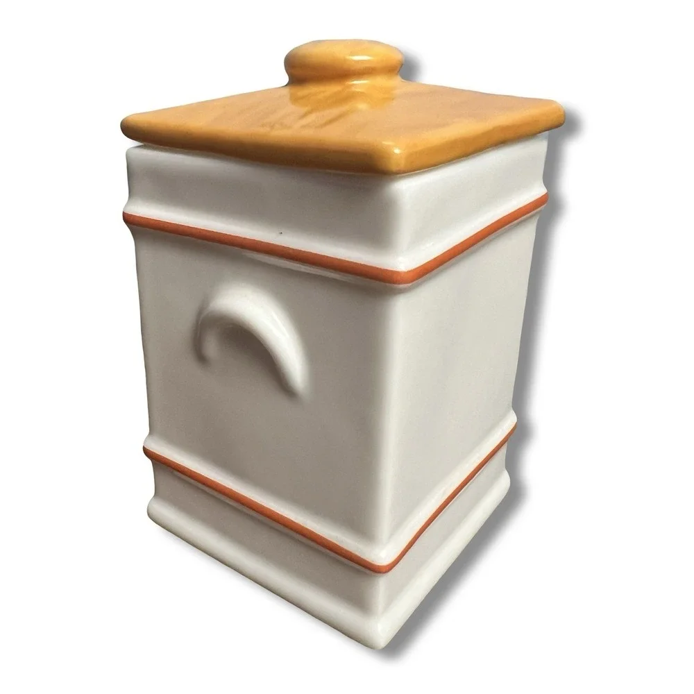 Country Store Spice Jar Collection - Porcelain‎ - Vintage - Garlic